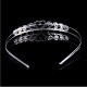 Diadema coronita cu inimi de zirconiu si perlute Diadema coronita cu inimi de zirconiu si perlute