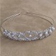 Diadema coronita cu inimi de zirconiu si perlute Diadema coronita cu inimi de zirconiu si perlute