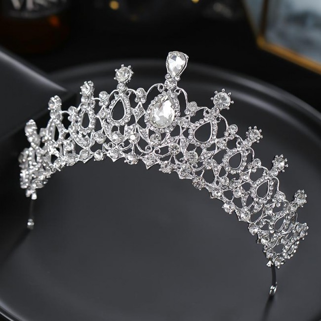 Diadema Coronita Regala cu Cristale Elegante