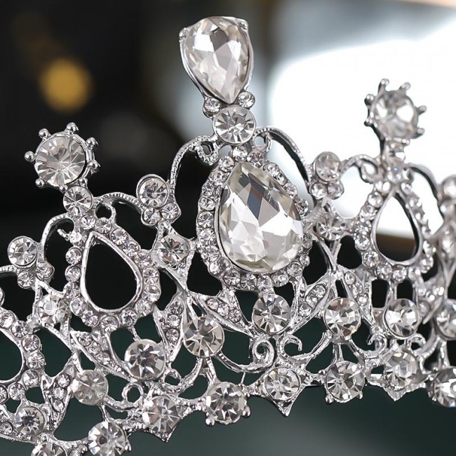 Diadema Coronita Regala cu Cristale Elegante