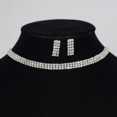 Set bijuterii colier si cercei Diamond Look Set bijuterii colier si cercei Diamond Look