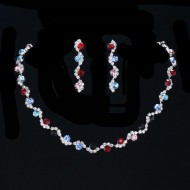 Set Colier si Cercei Multicolours Diva