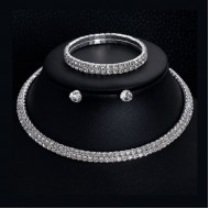 Set Colier Cercei si Bratara Glamorous 