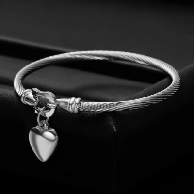Bratara bangle Sweet Love Silver Bratara bangle Sweet Love Silver