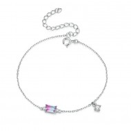 Bratara argint Tourmaline