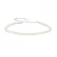 Bratara argint cu perlute