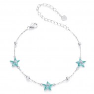 Bratara argint 925 stelute de mare