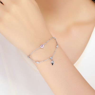 Bratara argint 925 Pink Sweetheart Bratara argint 925 Pink Sweetheart