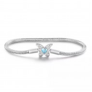 Bratara argint 925 inchizatoare Fluture