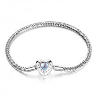 Bratara argint 925 mesaj Forever Love cu piatra Lunii