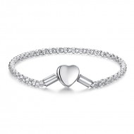 Bratara argint Inima Pura