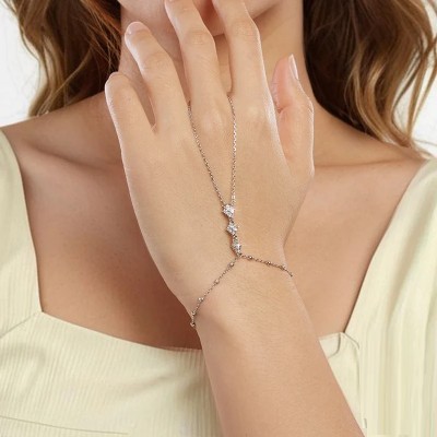 Bratara Shahmaran argint cu inel si zirconii Bratara Shahmaran argint cu inel si zirconii