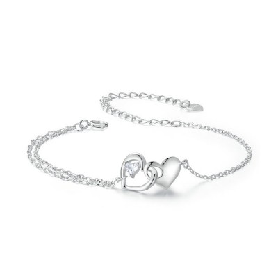 Bratara argint inimi pereche Bratara argint inimi pereche