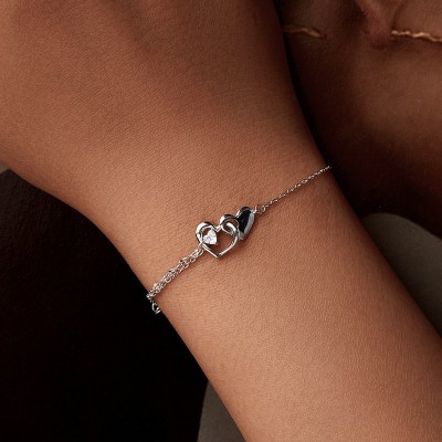 Bratara argint inimi pereche Bratara argint inimi pereche