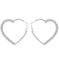 Cercei Stralucitori Creole Inima