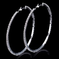 Cercei Stralucitori Creole Mari