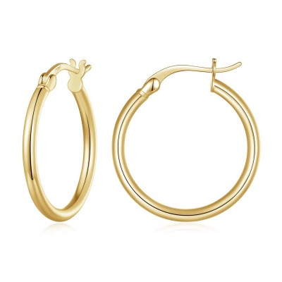 Cercei argint rotunzi aurii Cercei argint rotunzi aurii