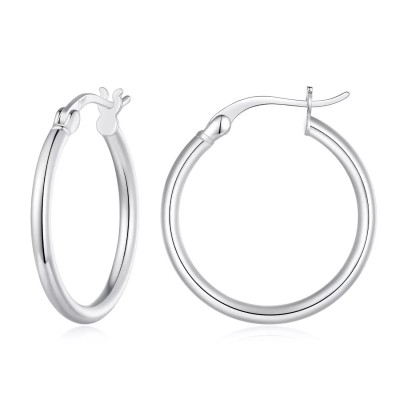 Cercei argint rotunzi argintii Cercei argint rotunzi argintii