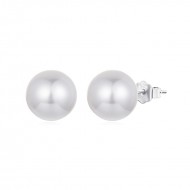 Cercei argint cu perle 10 mm