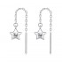 Cercei argint stelute cu zirconii