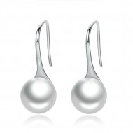 Cercei argint cu Perle albe