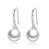 Cercei argint cu Perle albe