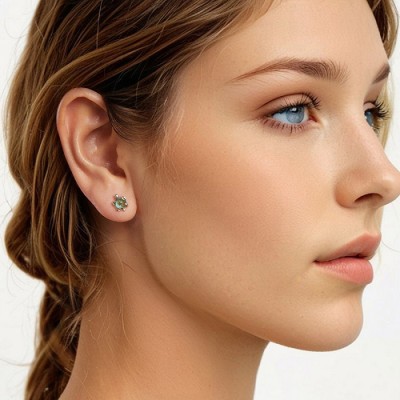 Cercei argint broasca testoasa