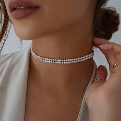Colier Charming 2 rows Crystals Colier Charming 2 rows Crystals