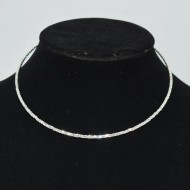 Colier choker cu un rand de cristale