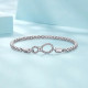 Bratara argint charm Infinit