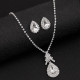Set bijuterii Simple Crystal Waterdrop