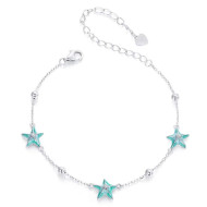 Bratara argint 925 stelute de mare