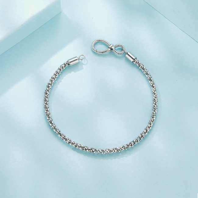Bratara argint charm Infinit
