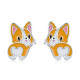 Cercei argint Catelusi Corgi