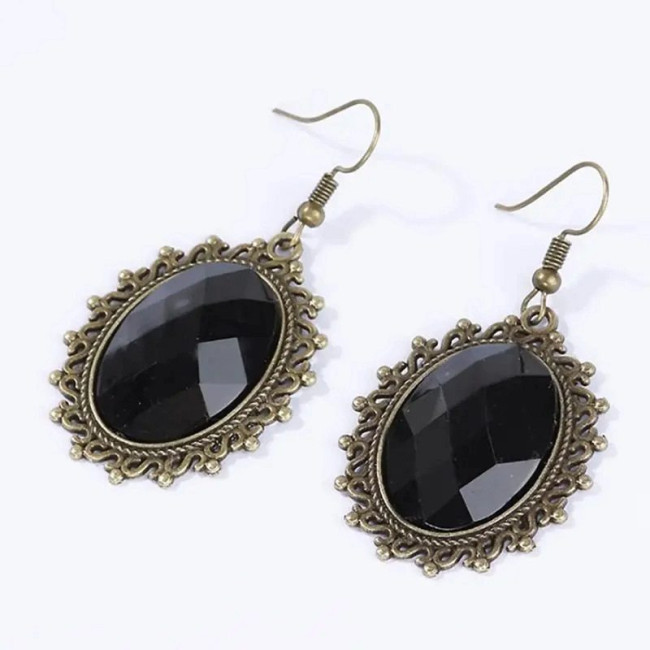 Set bijuterii gotic din dantelă neagra