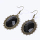 Set bijuterii gotic din dantelă neagra