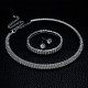 Set Colier Cercei si Bratara Glamorous