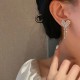 Set colier choker si cercei in forma de inima din cristale Set colier choker si cercei in forma de inima din cristale