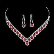 Set Colier si Cercei Rubin Formidable 