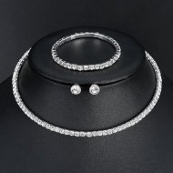 Set bijuterii colier cercei si bratara Looking Good