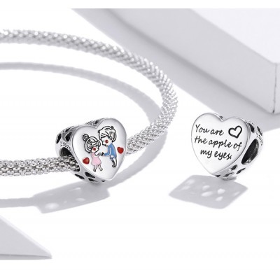 Talisman argint Cute Couple Talisman argint Cute Couple