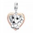 Talisman argint Puppy Heart