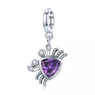 Talisman argint Rac dragut Talisman argint Rac dragut