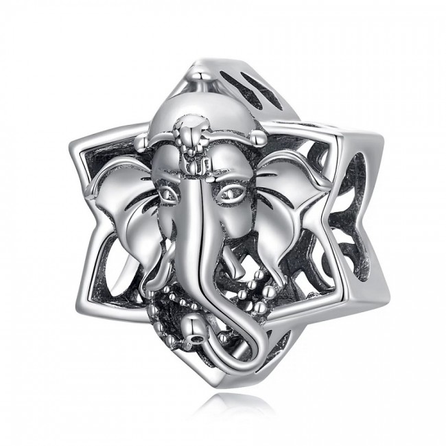 Talisman argint Elephant God