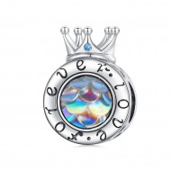 Talisman argint Coroana