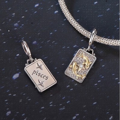 Talisman pandantiv argint zodia pesti