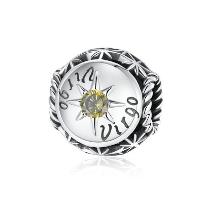 Talisman argint Fecioara Zodiac  Talisman argint Fecioara Zodiac