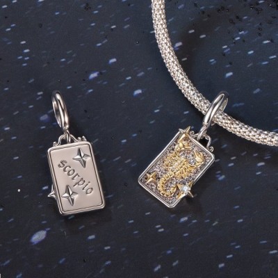 Talisman pandantiv argint zodia scorpion Talisman pandantiv argint zodia scorpion