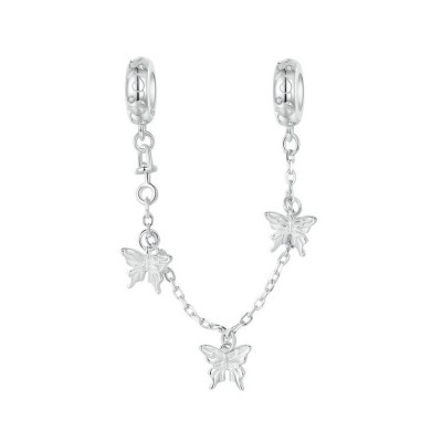 Talisman din argint lant cu fluturasi
