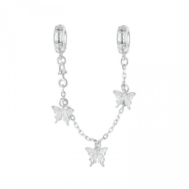 Talisman din argint lant cu fluturasi